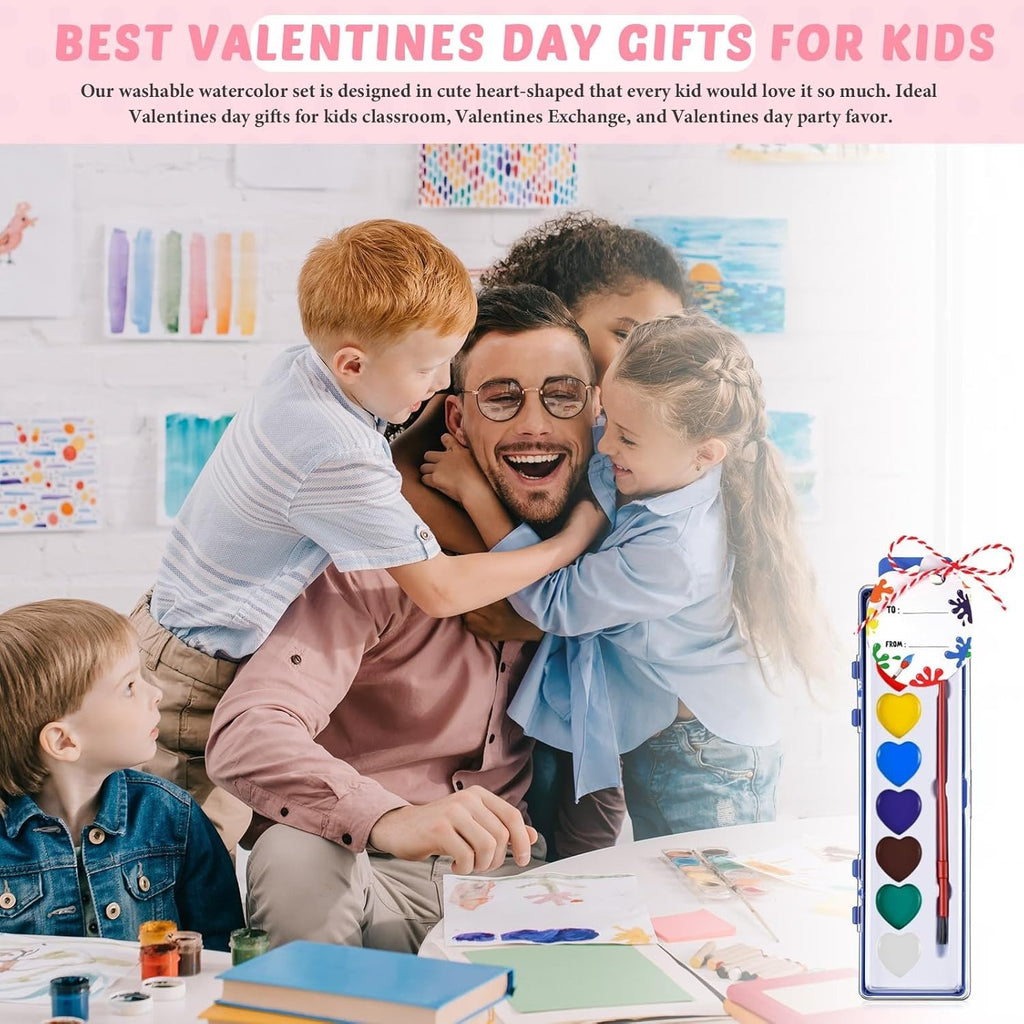 Valentine’s Day Mini Watercolor Paint Sets