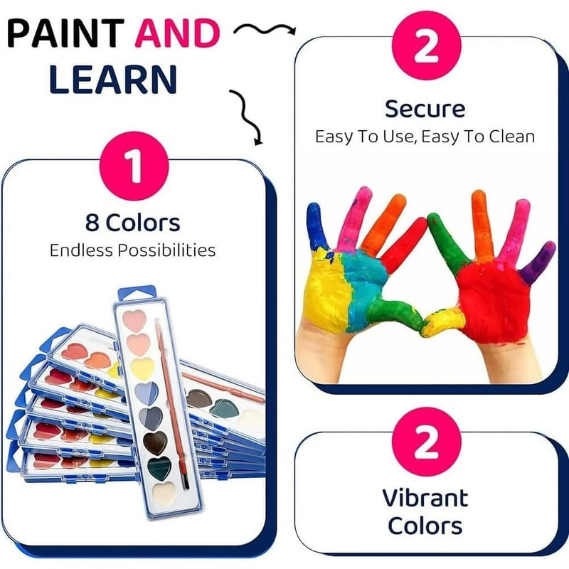 Valentine’s Day Mini Watercolor Paint Sets