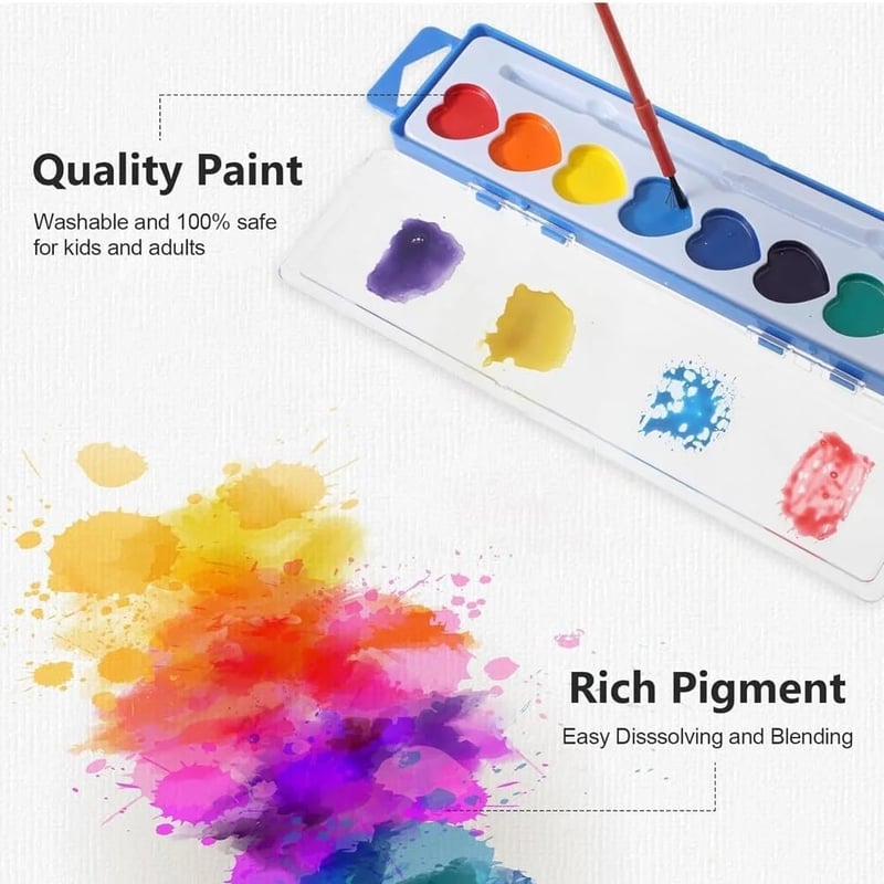 Valentine’s Day Mini Watercolor Paint Sets