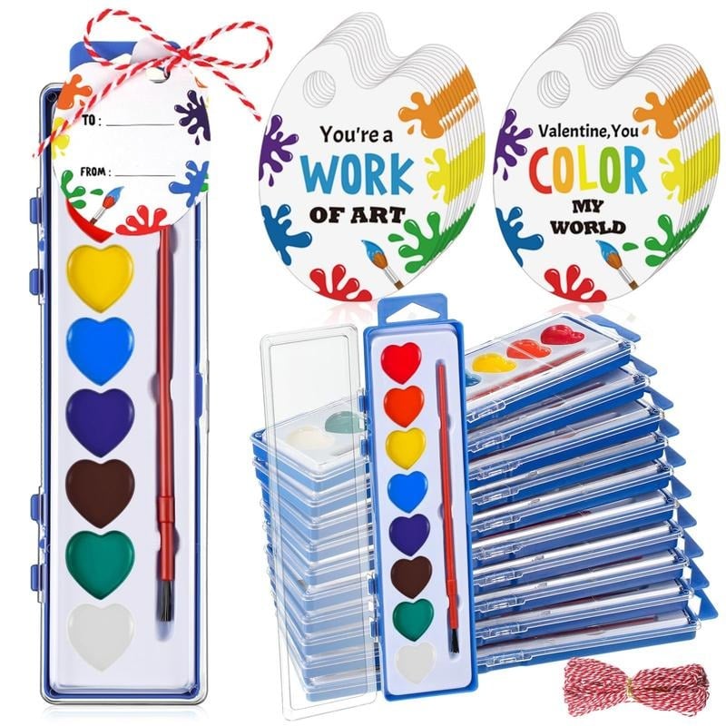 Valentine’s Day Mini Watercolor Paint Sets