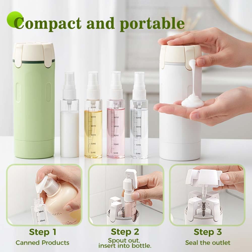 4-in-1 Travel Dispenser Bottle