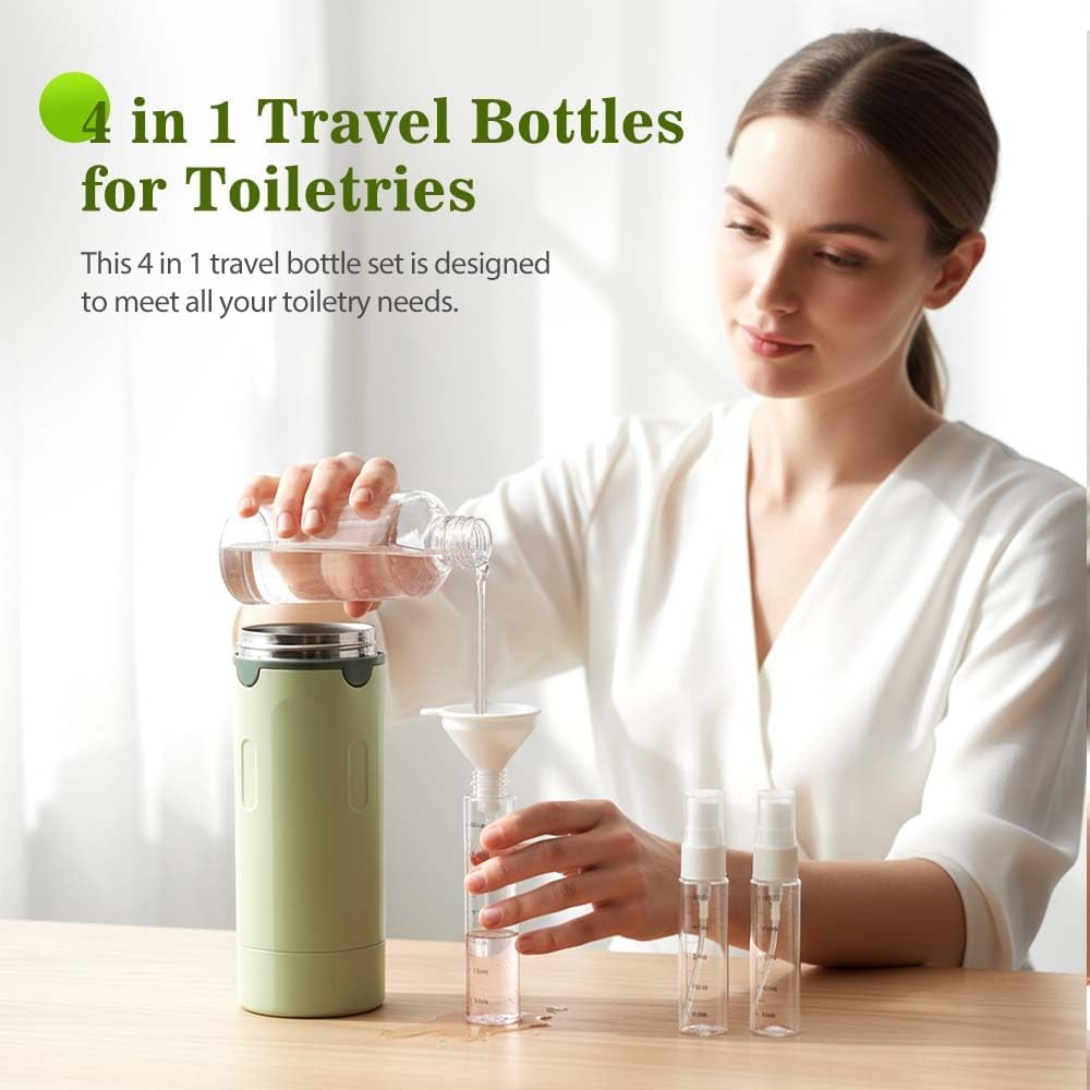 4-in-1 Travel Dispenser Bottle