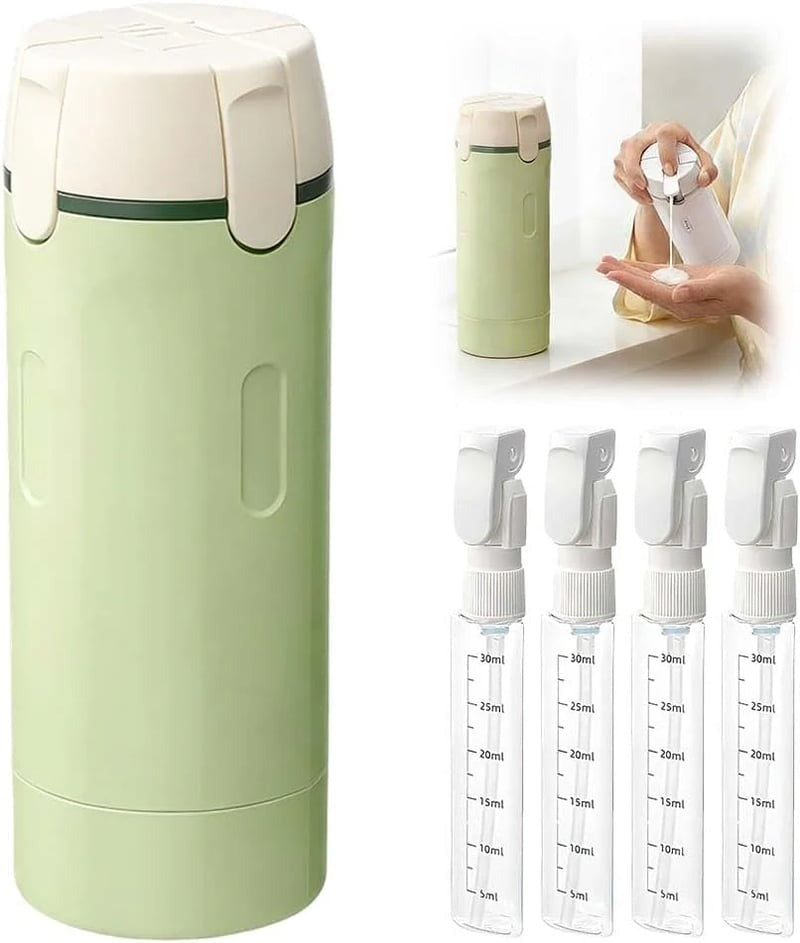 4-in-1 Travel Dispenser Bottle